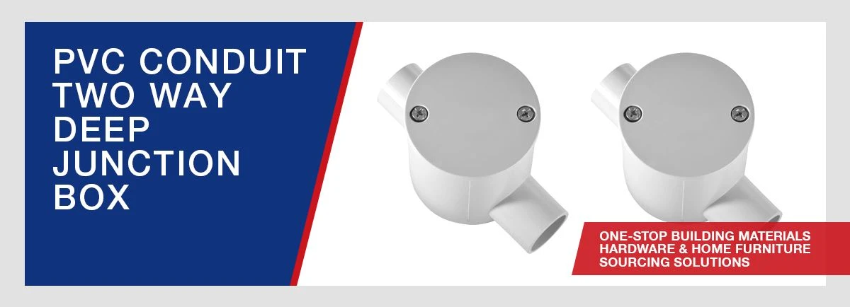 PVC Conduit Two Way Deep Junction Box hbsinostar PVC Conduit Two Way Deep Junction Box hbsinostar